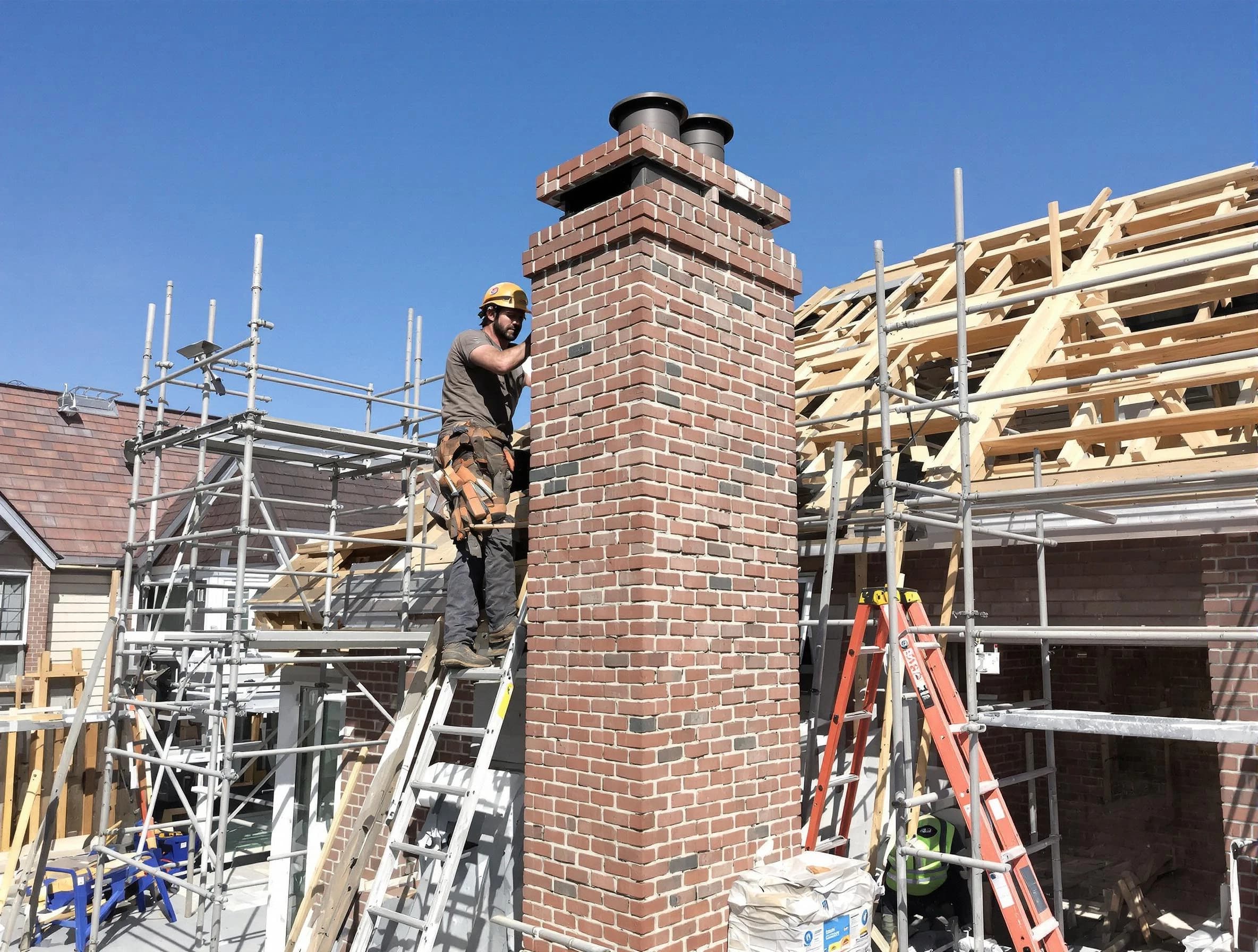 New chimney installation completed by Marietta Chimney Sweep in Marietta, GA