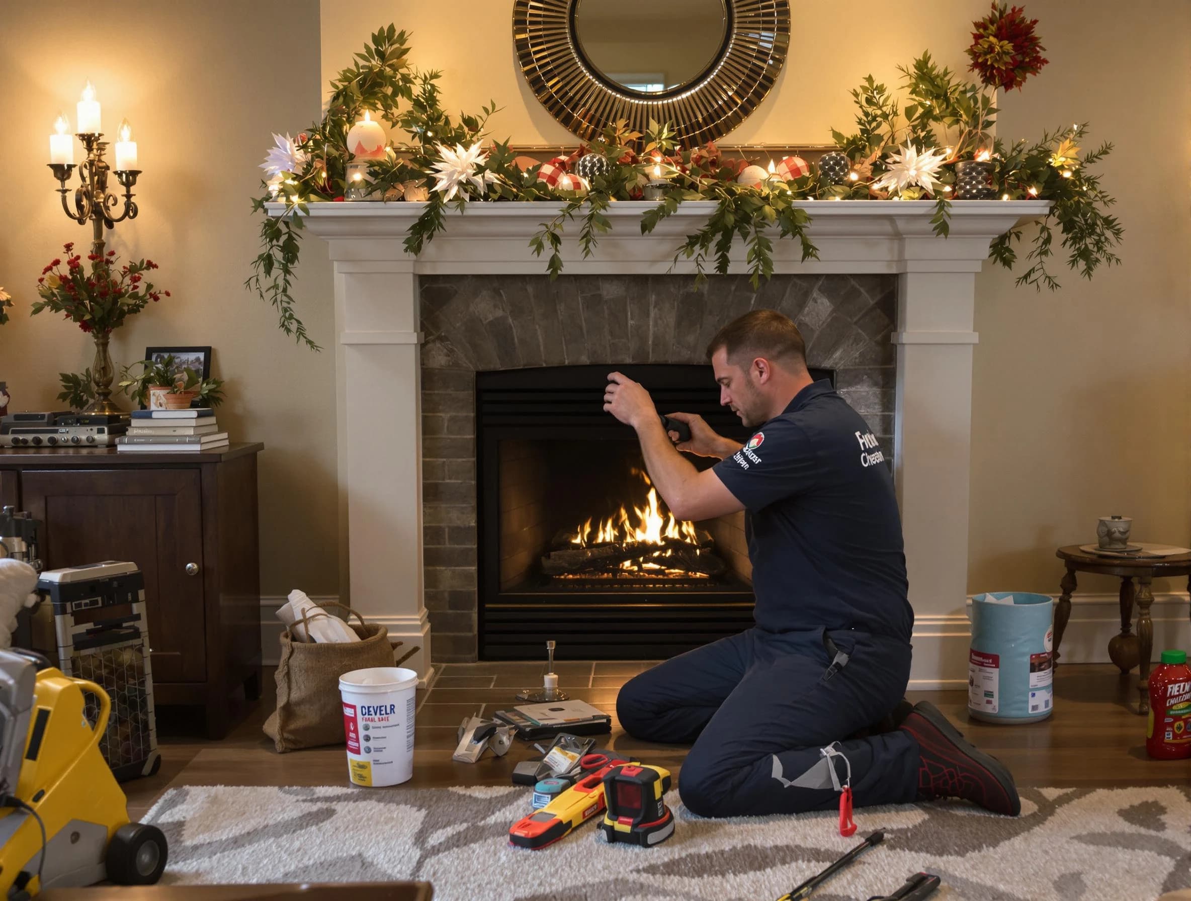 Marietta Chimney Sweep offering fireplace maintenance services in Marietta, GA