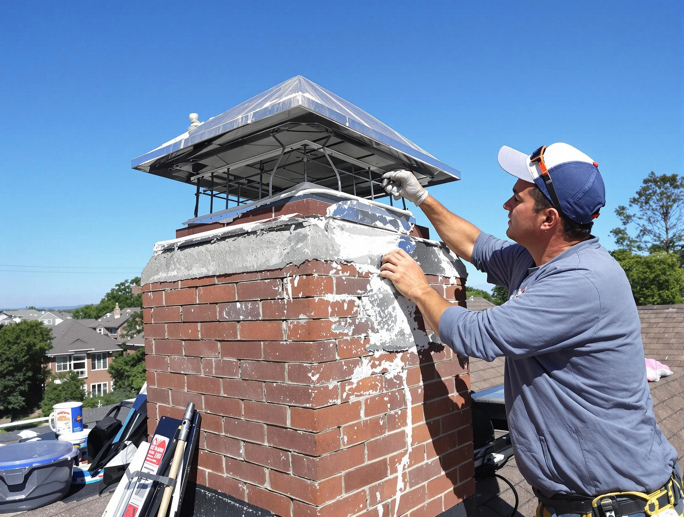 Chimney Crown Services service in Marietta, GA