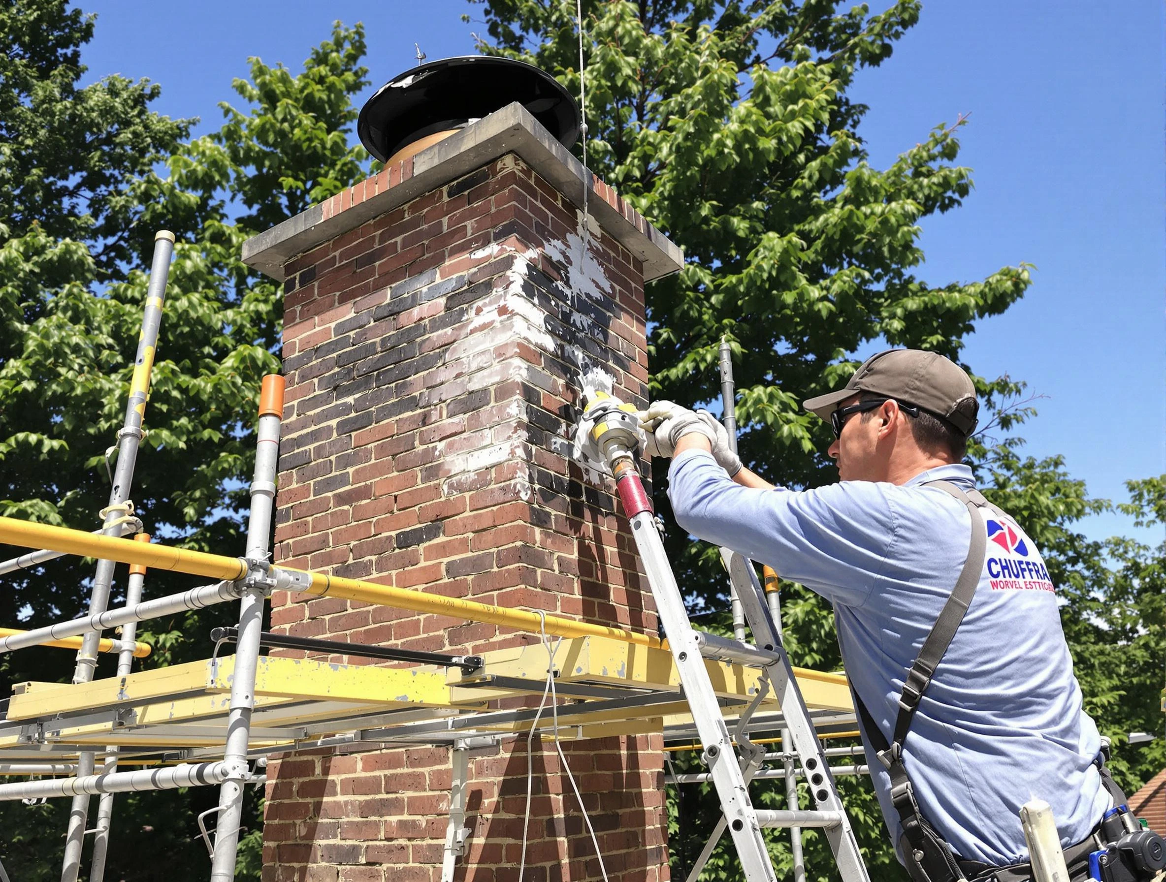 Structural chimney repair by Marietta Chimney Sweep in Marietta, GA